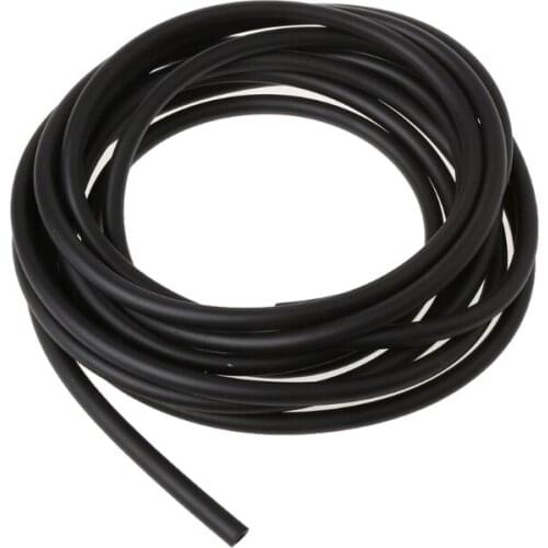 New Vacuum Tube Hose Silicon 4mm Silicone Tubing High Temperature 16.4ft 5M BLACK