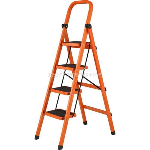 Ladder Household Folding Ladder Thickened Bench Indoor Herringbone Ladder Climbing Ladder Telescopic Ladder Multi-function