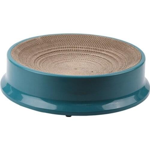 Replaceable Corrugated Paper Round Cat Scratching Board Bed Kitten Scrapers Grinding Nails Cat Toys Scratcher Summer Cat Kennel