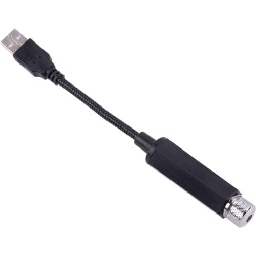 5V 1W Universal Green USB LED Car Interior Roof Atmosphere Galaxy Star Night Light Lamp Replacement Accessories