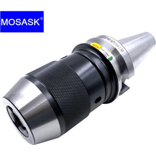 MOSASK End Shank BT40-APU8-100 High Speed CNC Milling Tool Holder BT-APU Drilling Chuck