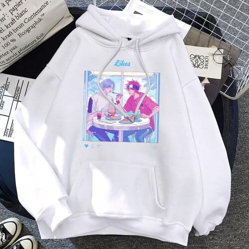 Anime SK8 Reki Kyan Langa Hasegawa Womens Sweatshirt Fashion Warm Hooded Oversized Casual Hoodies Autumn Fleece Soft Streetwear