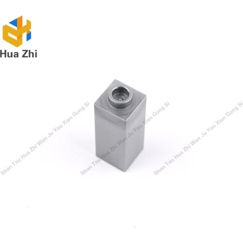 10PCS 15444 Brick Special 1 x 1 x 2 with Extra Tube SideBuilding Blocks Parts MOC DIY Education Build Toys Brick