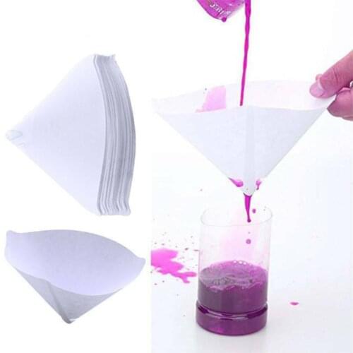 100pcs funnel-type car paint filter, one-time use, car special paint paint filter auto parts