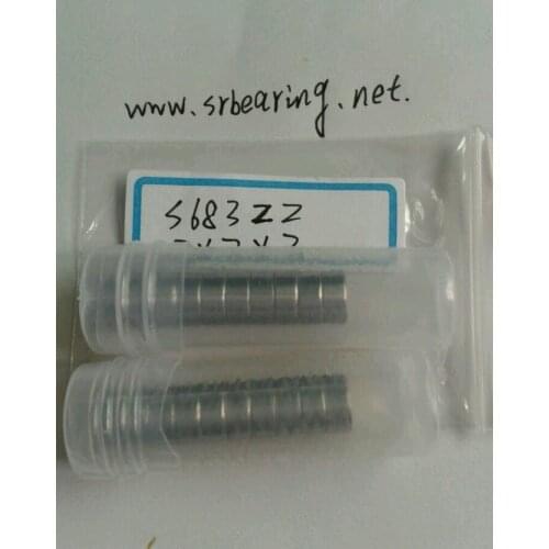 50pcs high quality S683ZZ Stainless steel bearings 3*7*3 ABEC-5 S683ZZ free shipping su440c