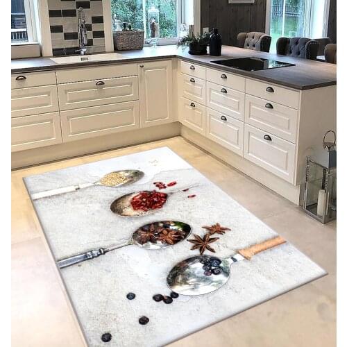 White color kitchenware patterned kitchen rug modern carpet rug personalized gift free shipping kitchenware white runner