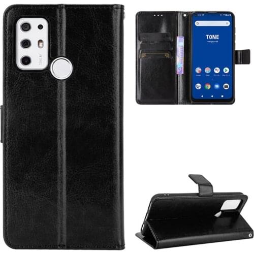 For Tone E21 Case Luxury Flip PU Leather Wallet Lanyard Stand ShockProof Case For Tone E21 E 21 ToneE21 Phone Bags