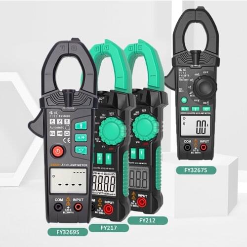 True RMS Digital Clamp Meter Multimeter Current Clamp Pincers AC/DC Voltage Resistance Tester Measuring Tool alicate amperimetro