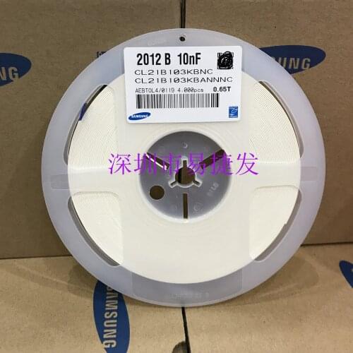 CL21B103KBANNNC CAP CER 0805 10nF 103K ±10% 50V X7R Ceramic Capacitor 4000pcs Ceramic Capacitor