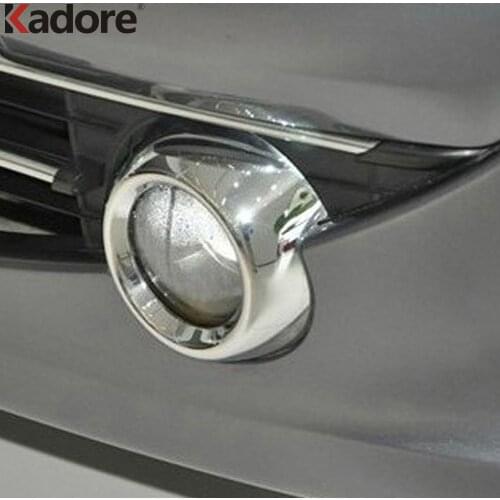 For Peugeot 307 ABS Chrome Front Foglight Fog Light Cover Trim Car Protect Exterior Accessories Car Sticker Styling