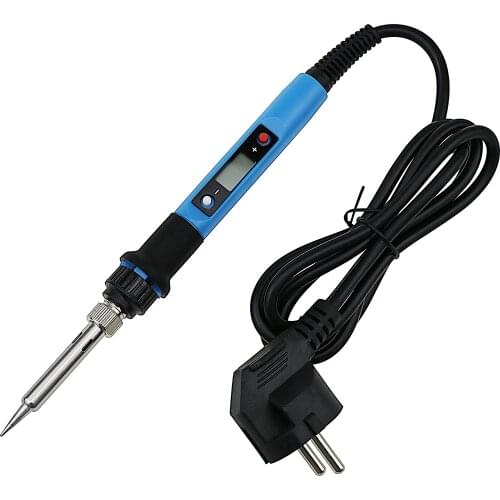 New 80W Adjustable Temperature LCD Digital Display Electric Soldering Iron Solder Rework Soldering Desoldering Repair Tool