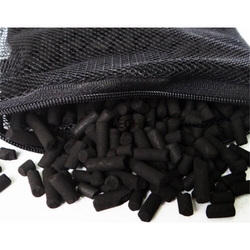 Aquarium Fish Tank Filter Media Activated Carbon With Net Bag