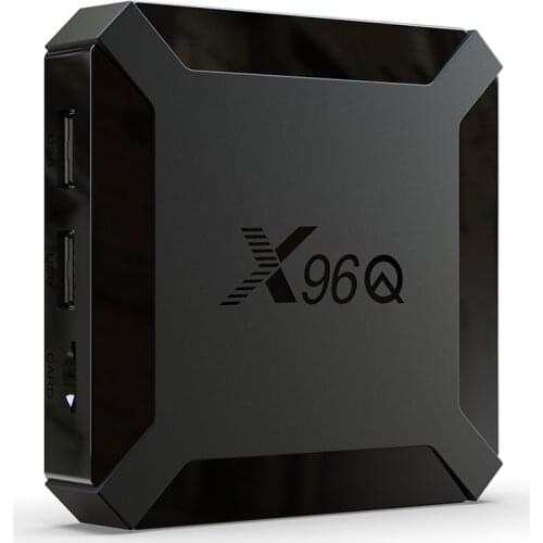 France in stock 5pcs /lot X96Q 4K Android 10.0 Smart TV Box 1GB 8GB Quad Core H313 HD WIFI Media Player OpenGL3.2 GPU
