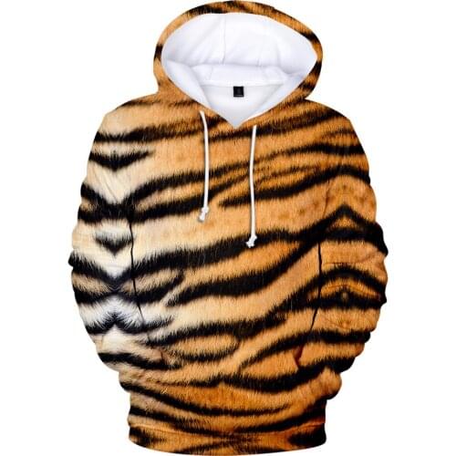 Tiger Hoodies Men Women Hoodie Streetwear Fashion Hip Hop Hoodies Autumn Casual Pullovers Animal Texture 3D Kids Hoodies