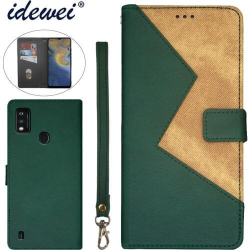 Applicable to ZTE Blade A51 mobile phone case fold bracket function protection leather case phone case funda capa co
