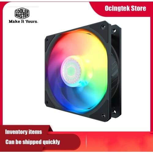 Cooler Master SickleFlow 120 ARGB 120mm 5V 3PIN PMW temperature control fan 12cm computer case silent CPU cooling fan