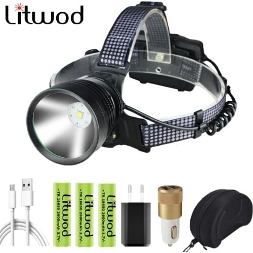 Xhp90.2 7 Core Led Headlamp Built-in Cooling Fun Zoom Head Lamp Flashlight Torch Power Bank 7800mah 3* 18650 Battery Headlight