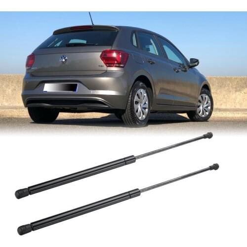 Pair Rear Trunk Tailgate Gas Spring Shock Strut Lift Supports For VW Polo Hatchback 9N 2001-2009 6Q6827550C Car Styling