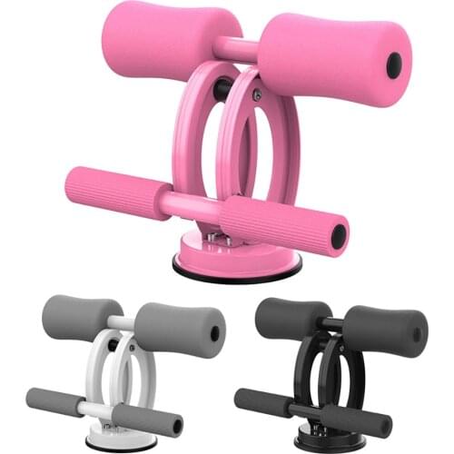 Sit-ups Push-ups Fitness Bar Portable Adjustable Training Equipment with 5" Suction Cups for Home Exercise for Abs Exercise