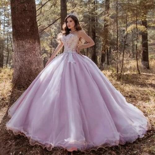 Puffy Cheap Quinceanera Dresses Ball Gown Sweetheart Tulle Appliques Crystals Sweet 16 Dresses