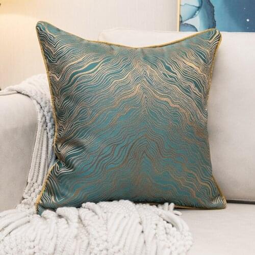 Luxury Cushion Cover Villa Pillows Cases Rectangle Living Room Car Seat Chair Sofa Nordic Home Decorative Cushion Cover 45x45cm