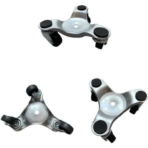 6 Inch Steel Tri-Dolly 300 lb Load Capacity Sturdy Swivel for Home Shop Garage EF