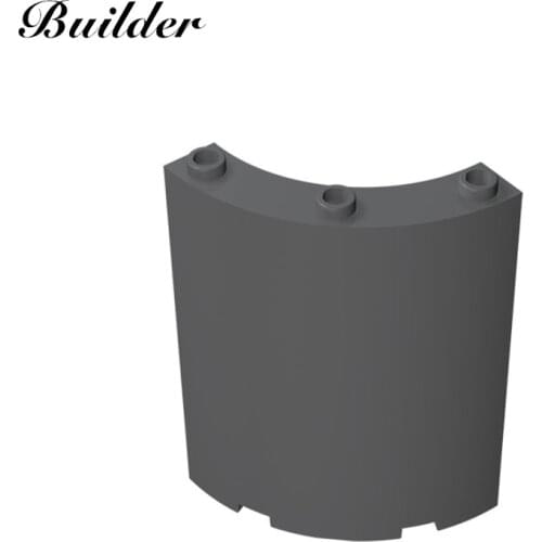 Building Block 30562 46361 4x4x6 Curved Wall Panel Bricks 1pcs Compatible Major Brands DIY Assembles Particles Toy for Children