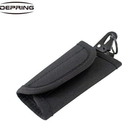 Tactical Folding Car Key Pouch Military Duty Belt Silent Key Holder Hunting Foldable Key Bag