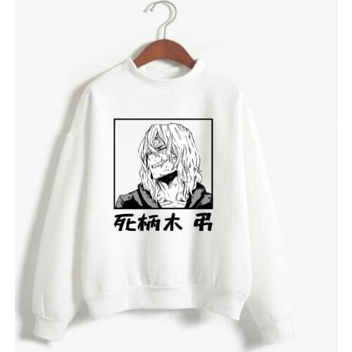 Harajuku My Hero Academia Shigaraki Tomura Hoodie Men Casual Hoodies Hip Hop Streetwear Mens Sweatshirt Anime Clothes