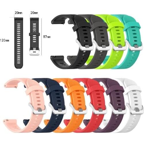 High quality silicon Strap for amazfit bip strap For Samsung Galaxy watch 42mm/ Galaxy Watch Active / Samsung gear sports