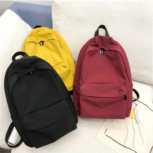 2020 Women Canvas Backpacks Ladies Shoulder School Bag Backpack Rucksack for Girls Travel Fashion Bag Bolsas Mochilas Sac A Dos