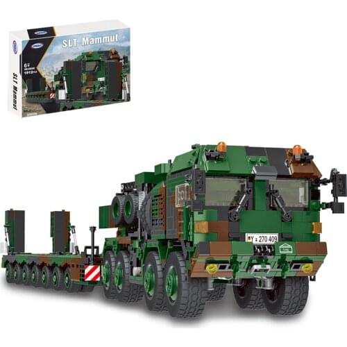 1912Pcs Military Tank Carrier DIY Tank Building Blocks Bricks Toys Brain-Training Toy For Children Education Toys Birthday Gift