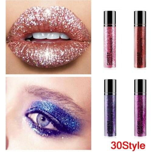 30 Colors Diamond Loose Dust Pigment Glitter Eyeshadow Lip Nail Face Body Makeup