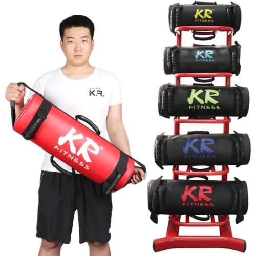 5-20Kg Thicken Unfilled Power Bag Fitness Body Building Gym Sports Crossfit Sand Bag Muscle Training PU Leather Heavy Duty