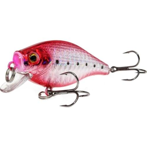 6.5cm 7.8g Black Minnow Wobblers Pike Fishing Lure Artificial Bait Hard Swimbait Mini Crankbaits Fsihing Tackle Lures