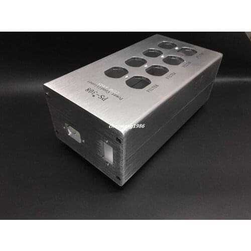 Aluminum standard American power supply filter socket chassis DIY shell box