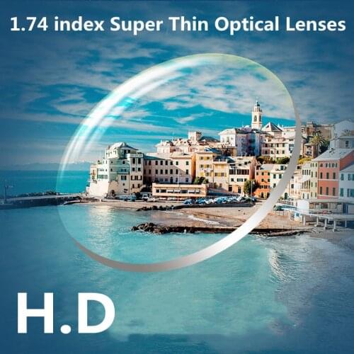 High-quality super-tough MR-8 series 4 heavy hardness 1.61-1.67-1.74 aspherical optical prescription high-definition resin lens