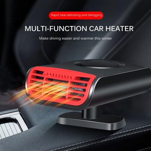 TiOODRE 12V 500W Car Auto Heater Air Purifier Cooler Dryer Demister Defroster 2 In 1 Hot Warm Fan Truck Van Car Accessories