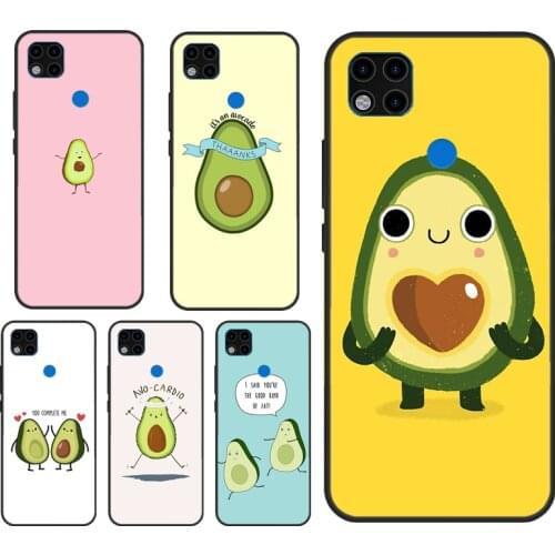 Lovely Fruit Avocado Case For Xiaomi Redmi Note 9S 8T 7 8 Pro Note 9 Pro Funda For Redmi 9C 9 9A 8A Cover