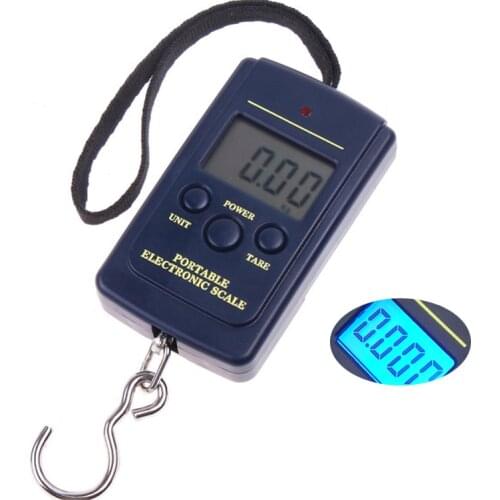 Digital Scales Luggage Scale Load 40Kg/10g LCD Mini Protable Pocket Weighting Fishing Scale Electronic Hanging Balance