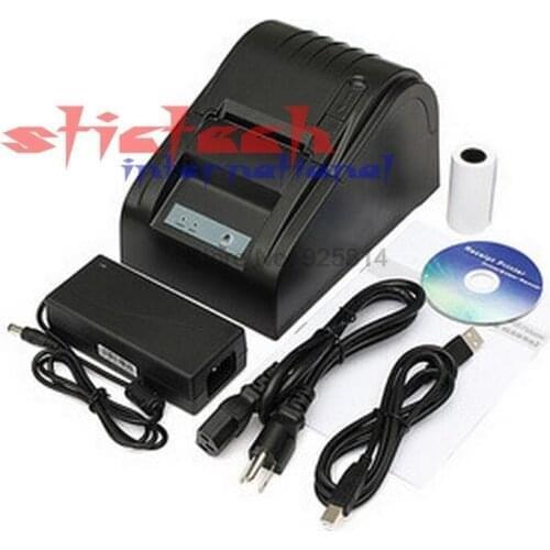 By dhl or ems 20 sets USB port 58mm POS Thermal receipt printer Pos printer Support with 26 international language and low noise