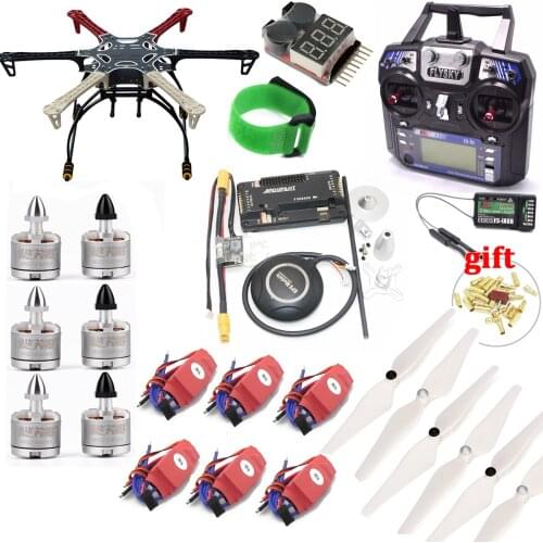 F550 Quadcopter Frame Kit with APM2.8 Controller board 7M GPS 2212 920KV cw/ccw 30A SimonK ESC Flysky FS-i6 TX For Rc Quadcopter
