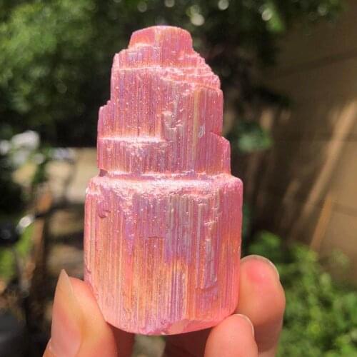 Beautiful mini Selenite Decoration Gypsum Skyscraper Castle Towers Gypsum Crystal Point homdecoration gift