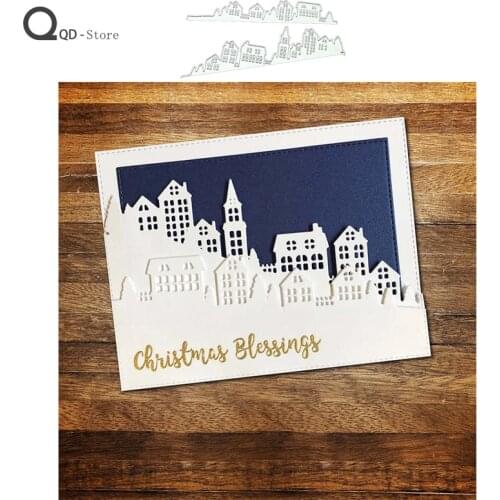 House Metal Cutting Dies for Scrapbooking Mold Cut Stencil Handmade Tools DIY Card Make Mould Model Craft Decoration New 2021