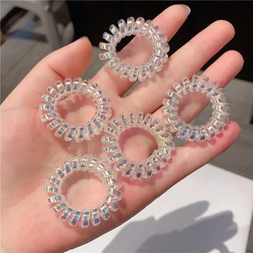 New Phone Line Hair Ring Seamless Bracelet Dual-use Simple Hair Rope Girl Creative Headdress for Women Fashion Hair Accessories