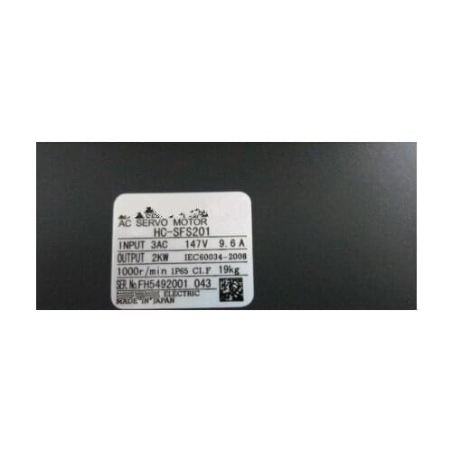 NEW&ORIGINAL MIT HC-SFS201 SERVO MOTOR HC-SFS201