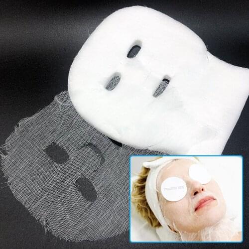 100Pcs/lot Disposable Facial Gauze Care Mask Face Slimming Remove Eye Pouch Facial Skin Care Mask Beauty Salon Tool Breathable