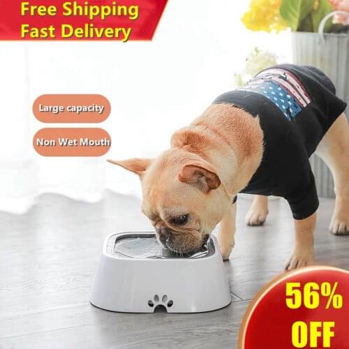 3 Types Pet Cat Bowl Floating Bowl Water Drinker Not Wet Mouth Cat slow water feed anti-overflow Water portable Drinker Dog Bowl