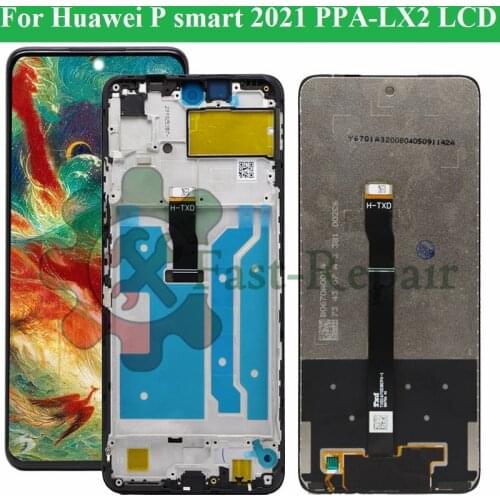 LCD For Huawei P Smart 2021 LCD Display PPA-LX2 LCD P Smart 2020 Touch Screen Digitizer P Smart 2019 POT-LX1 LCD Replacement