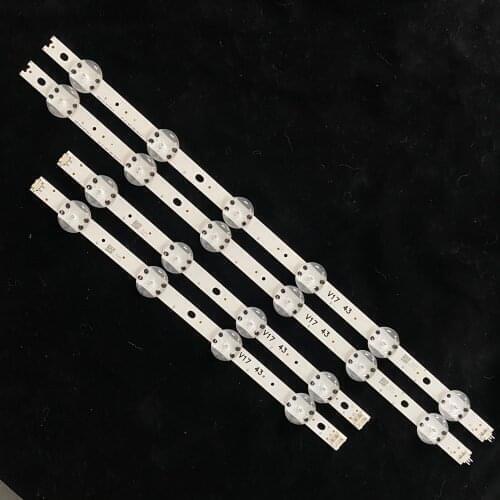LED Backlight Strip 10 lamp for LG 43" V17 art3 2867 TV 43uj6525 43uj6565 43LJ614V 43LV340C 43UJ670V 43lj622v